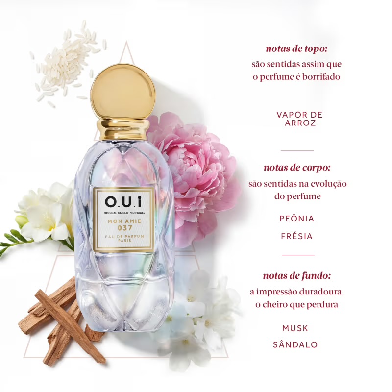 Perfume almiscarado O.U.i Mon Amie 037 Eau de Parfum 