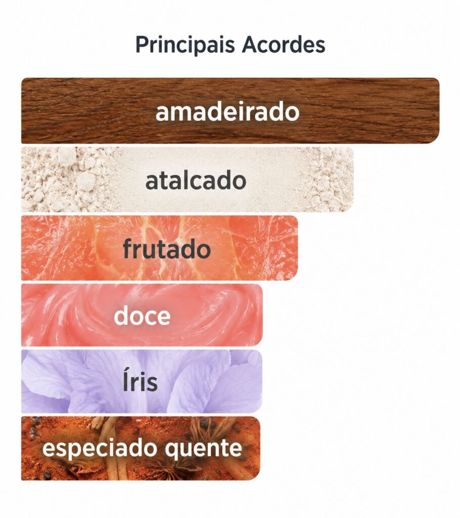 Acordes do perfume 1922 da Keune
