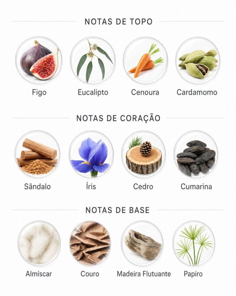 Notas do perfume 1922 da Keune