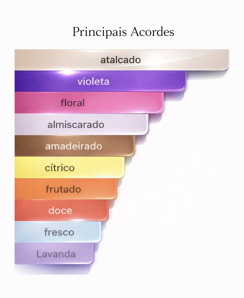 Acordes do perfume Velare Le botanic