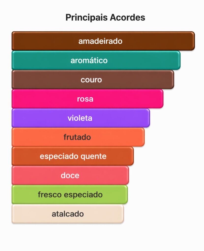 Acordes do perfume By Saffron Maison Alhambra 