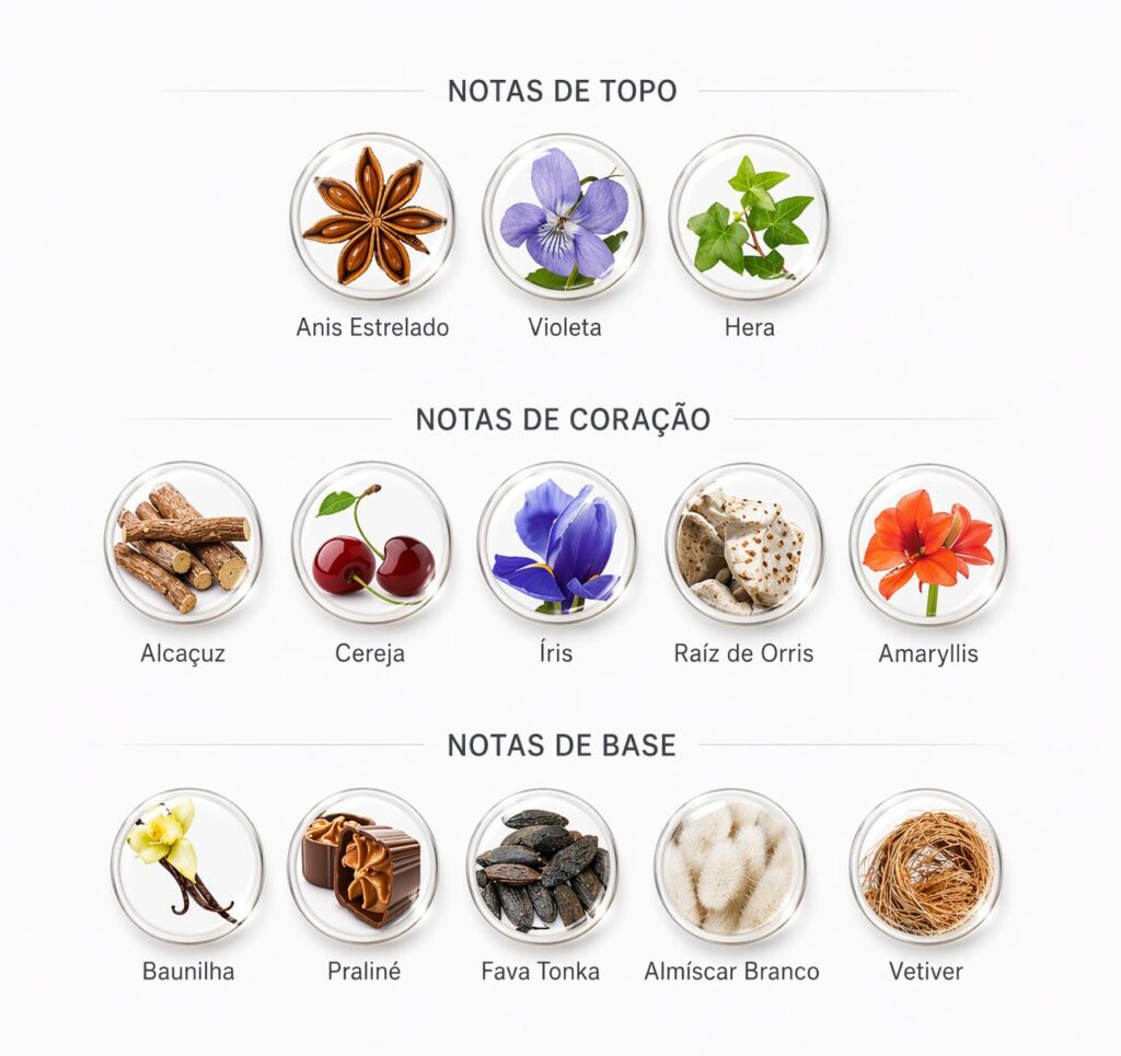 Notas do perfume Lolita Lempicka Eau de Parfum