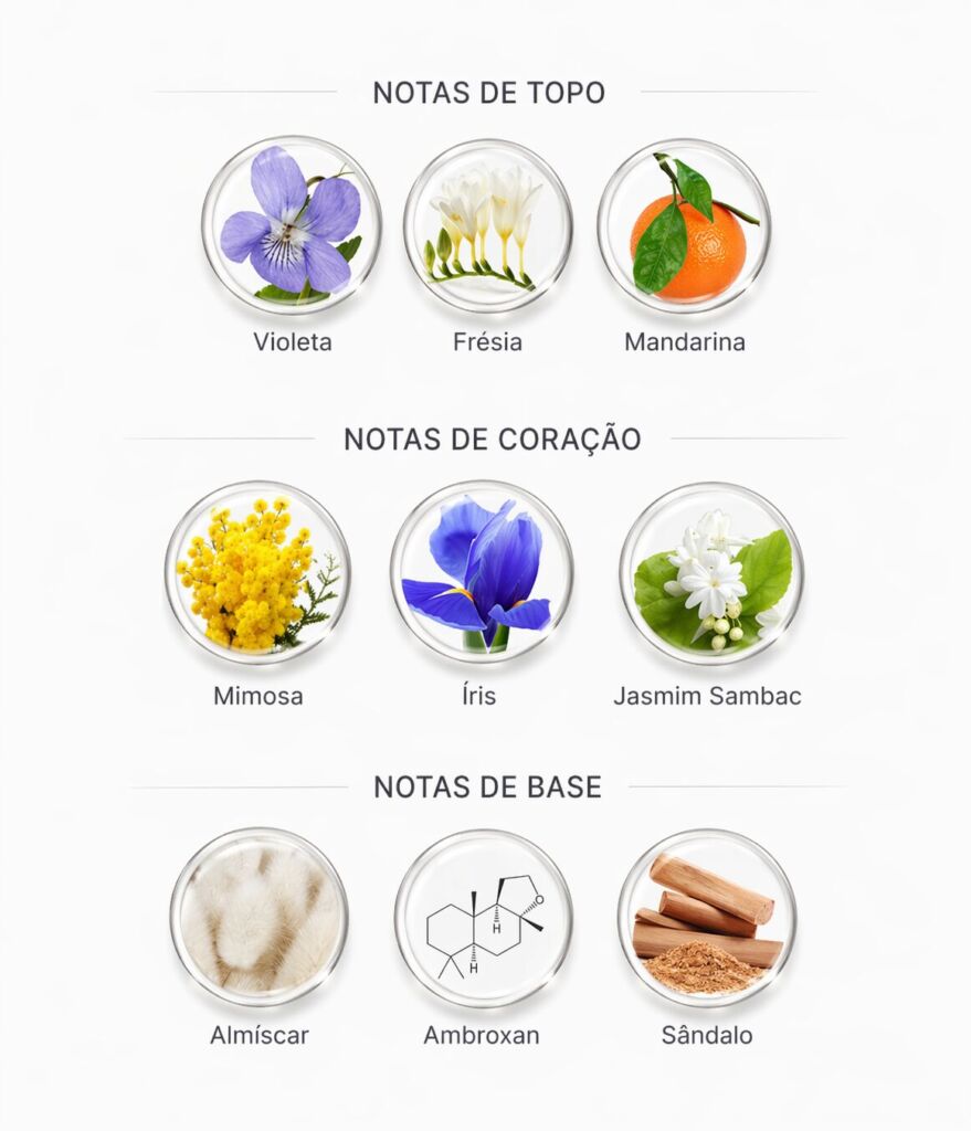 Notas do perfume Princess de Sousou