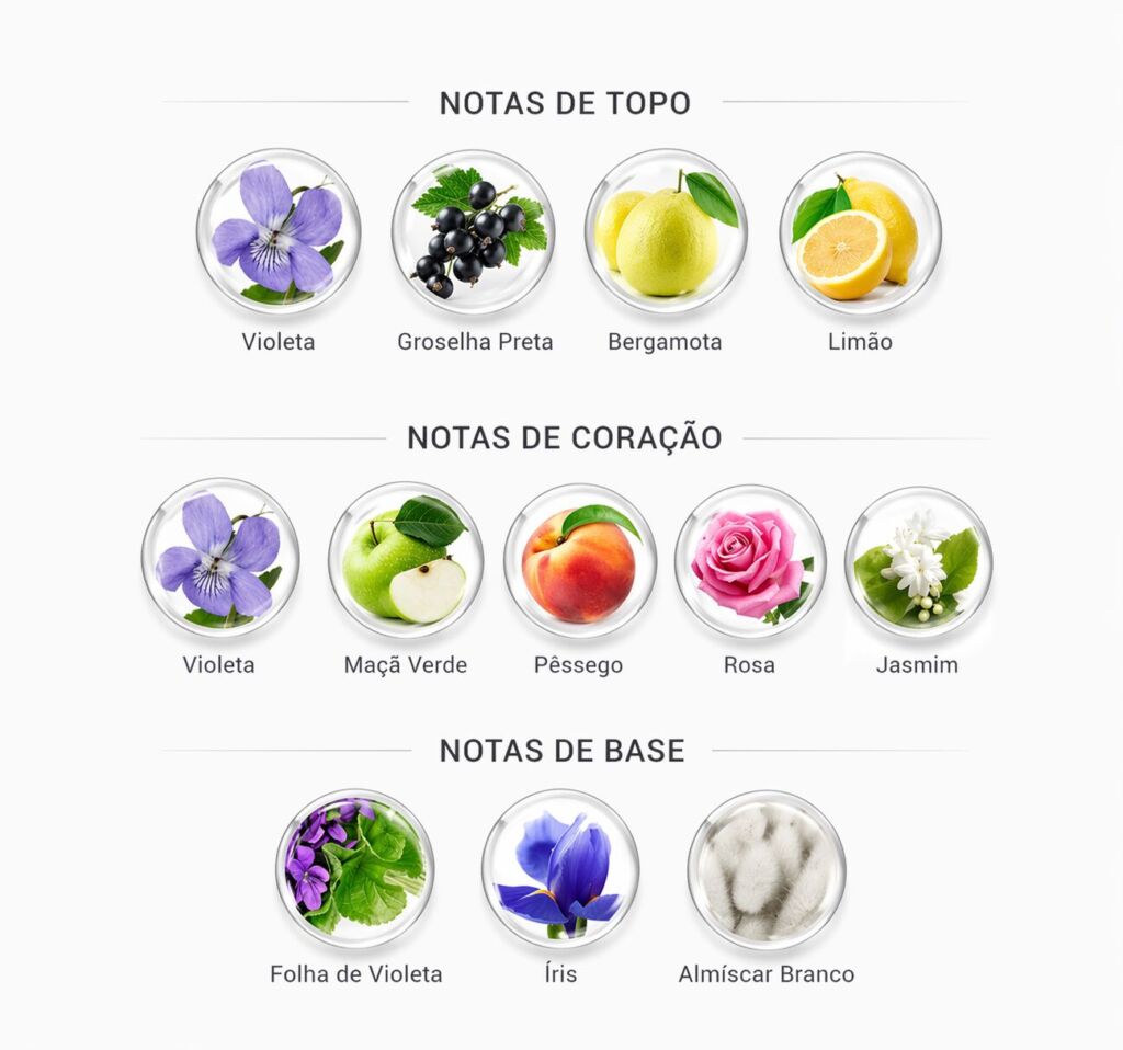 Notas do Perfume Violette Eau de Parfum de Molinard 
