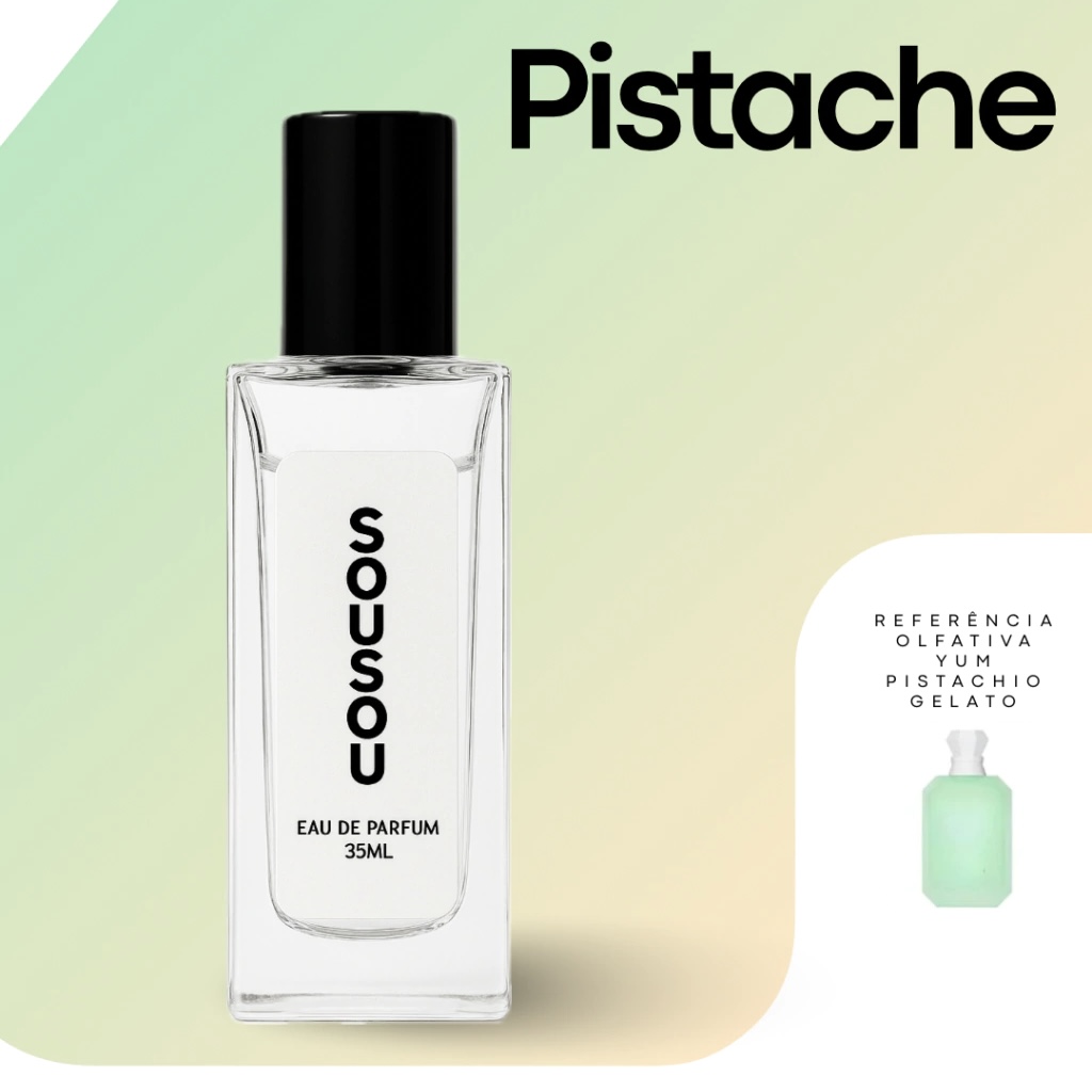 Contratipos Kayali: lista de perfumes inspirados em fragrâncias da marca 17 Perfume Sousou Pistache contratipo inspirado em Kayali Yum Pistachio Gelato