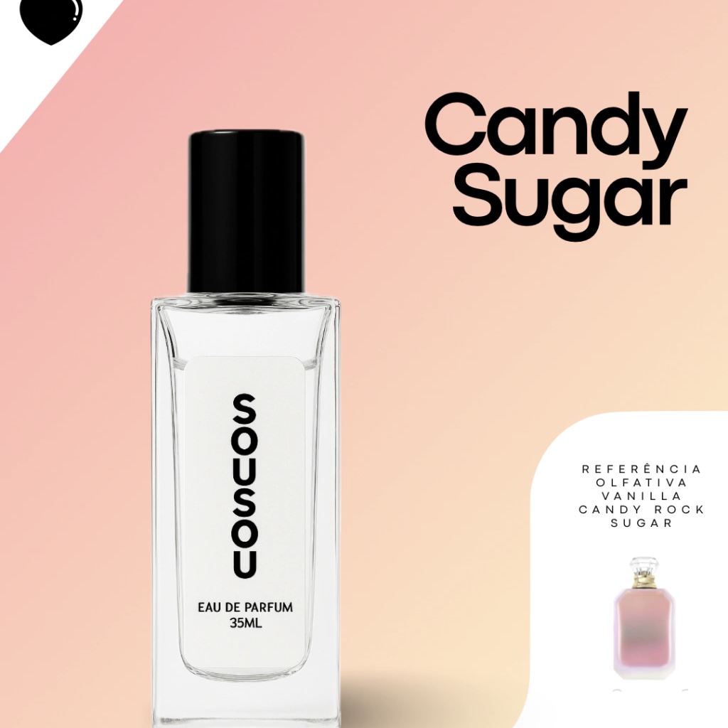 Contratipos Kayali: lista de perfumes inspirados em fragrâncias da marca 22 Perfume Candy Sugar contratipo inspirado em Kayali Vanilla Candy Rock Sugar