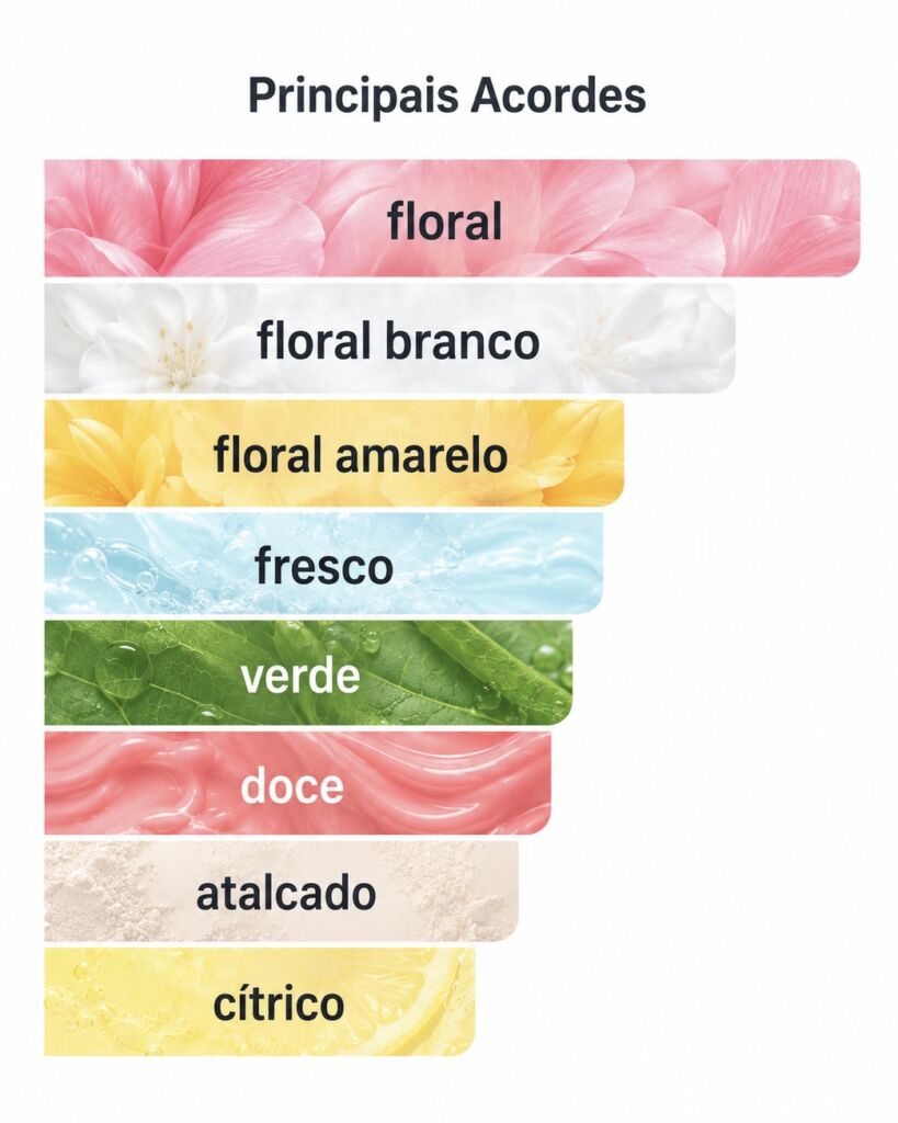 Acordes do perfume 5th Avenue de Elizabeth Arden