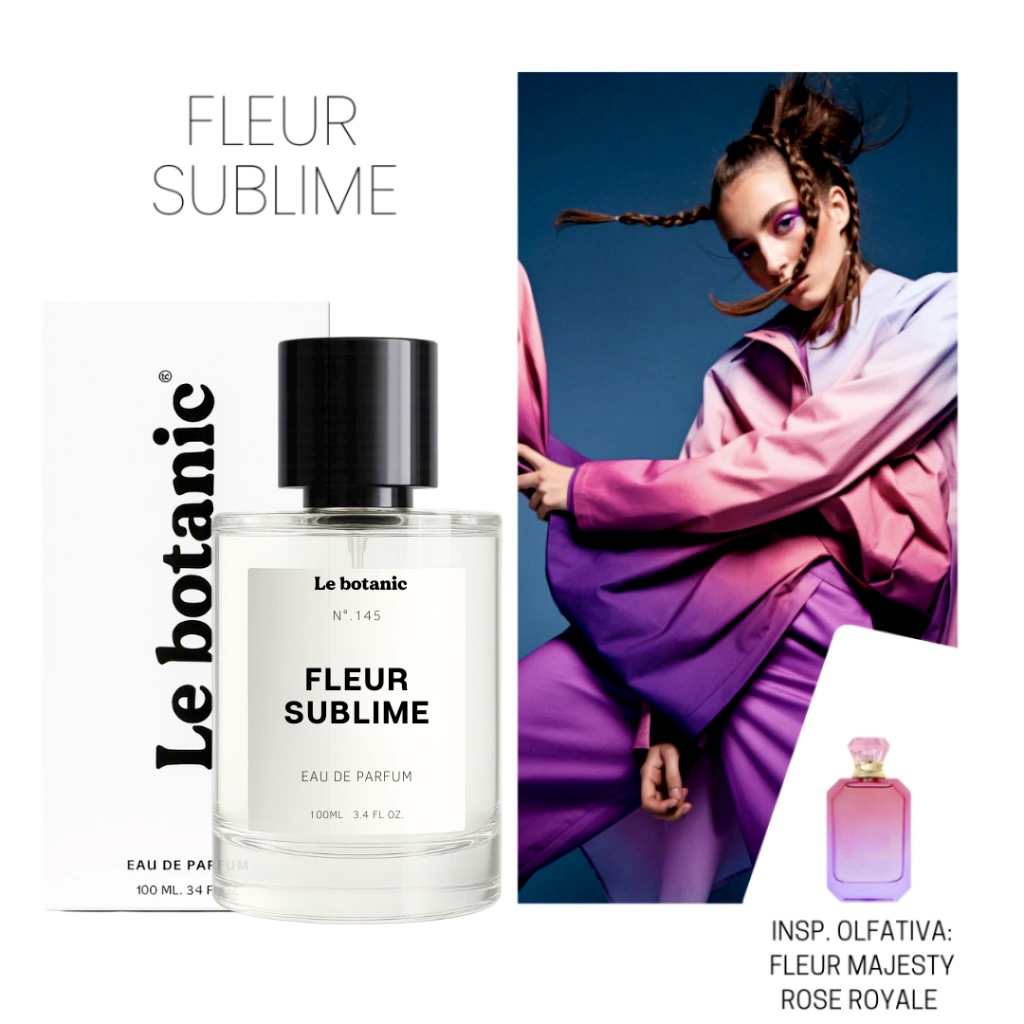 Contratipos Kayali: lista de perfumes inspirados em fragrâncias da marca 37 Perfume Fleur Sublime Le Botanic contratipo inspirado em Kayali Fleur Majesty Rose Royale