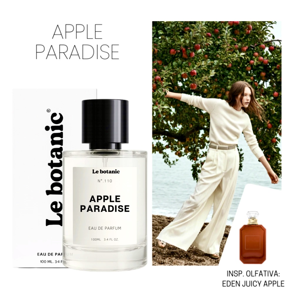 Contratipos Kayali: lista de perfumes inspirados em fragrâncias da marca 40 Perfume Apple Paradise Le botanic contratipo inspirado em Kayali Eden Juicy Apple