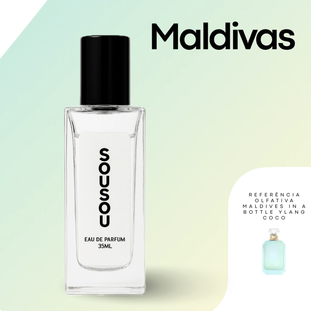 Contratipos Kayali: lista de perfumes inspirados em fragrâncias da marca 54 Perfume Maldivas Sousou contratipo inspirado em Kayali Maldives in a Bottle Ylang Coco