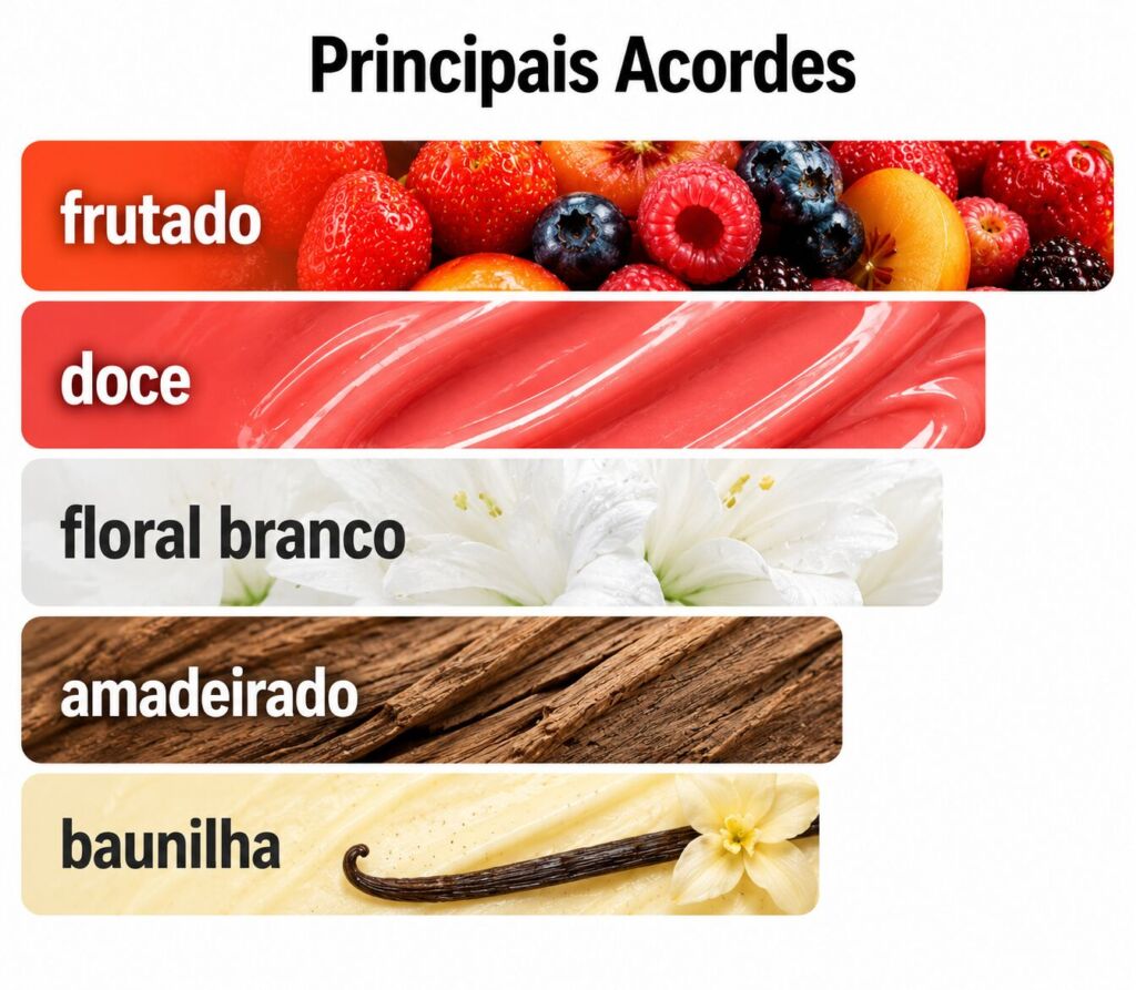 Acordes do perfume Botica 214 Verano en Firenze O Boticário 