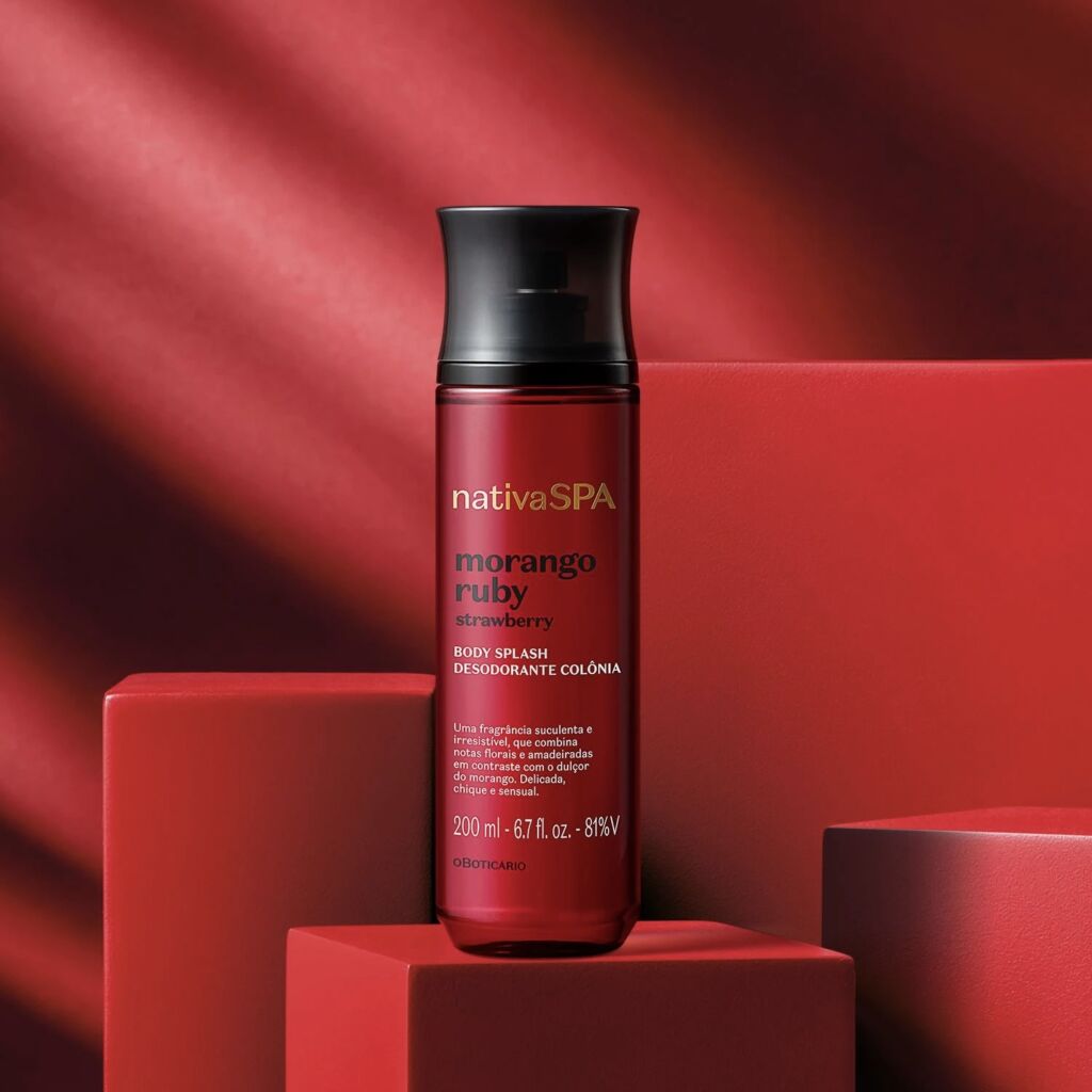Body Splash Morango Ruby Nativa SPA de O Boticário
