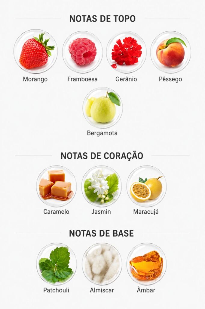 Pirâmide olfativa do perfume Odyssey Candee Armaf