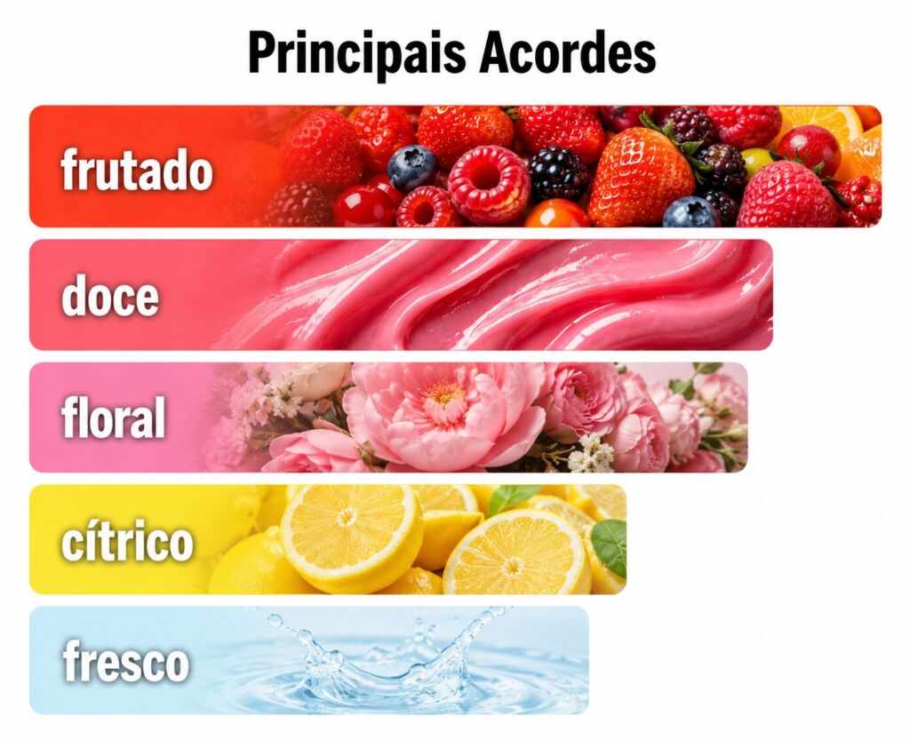 Acordes do perfume Petit Attitude Girl Power Avon