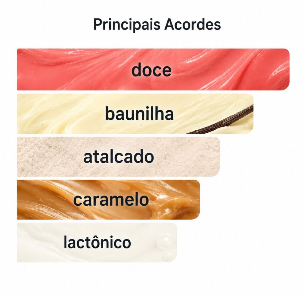 Perfumes lactônicos: 10 opções de perfume com nota de leite 25 Acordes do Body Splash Cuide-Se Bem Deleite