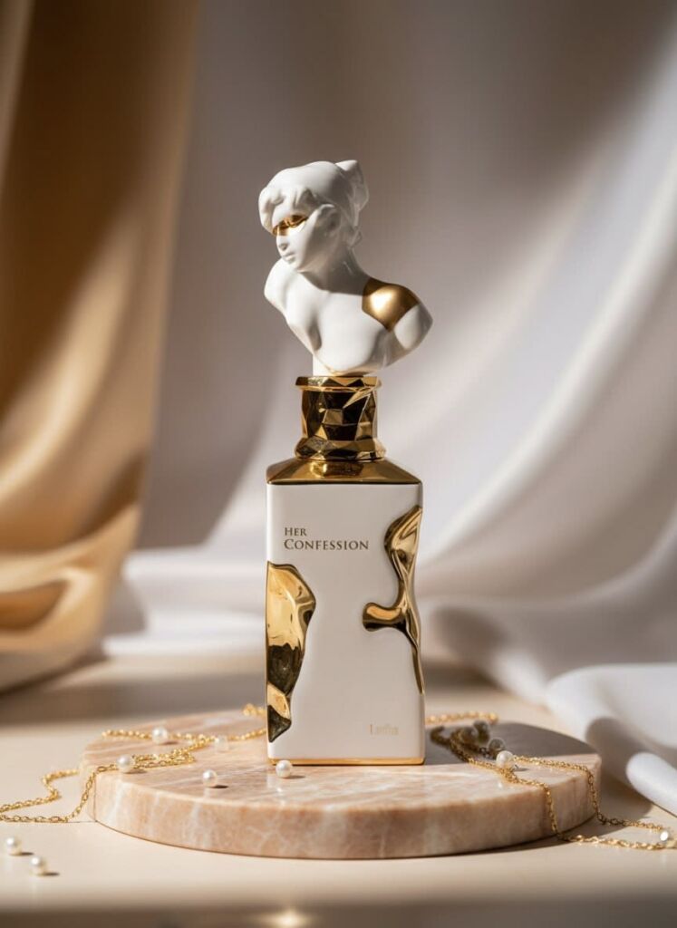 Perfumes lactônicos: 10 opções de perfume com nota de leite 27 Perfume lactônico Her Confession Lattafa