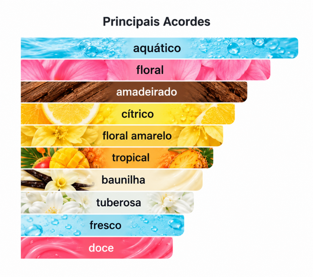 Lista de perfumes Granado 58 Acordes do perfume Oásis Granado