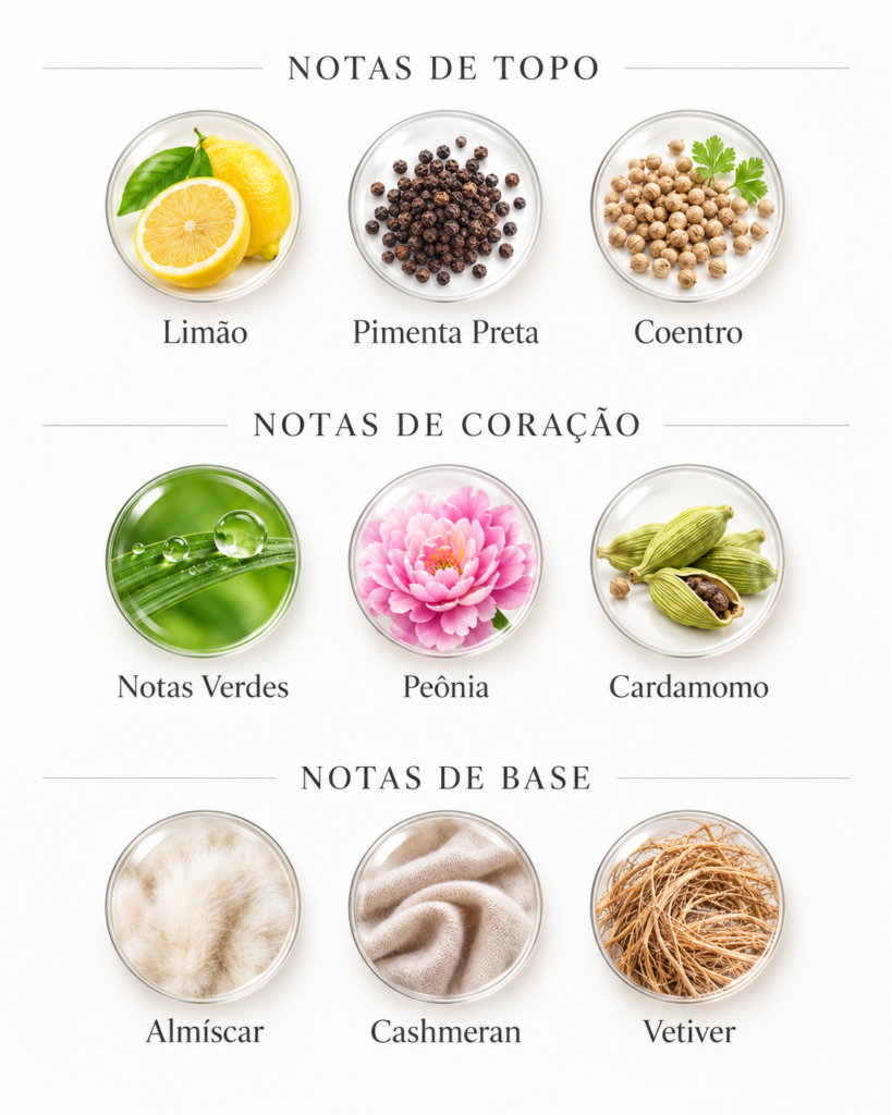 Lista de perfumes Granado 45 Notas olfativas do perfume Infusão Botânica Granado