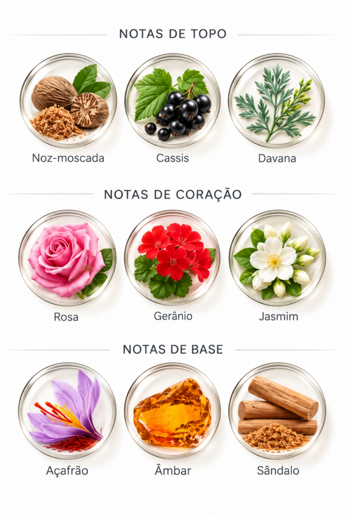 Lista de perfumes Granado 60 Notas olfativas do perfume Rosa Sublime Granado