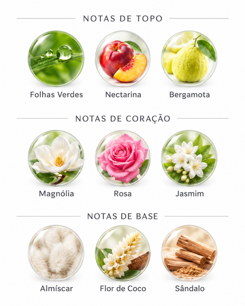 Lista de perfumes Granado 33 Notas olfativas do perfume Flora Magnífica Granado