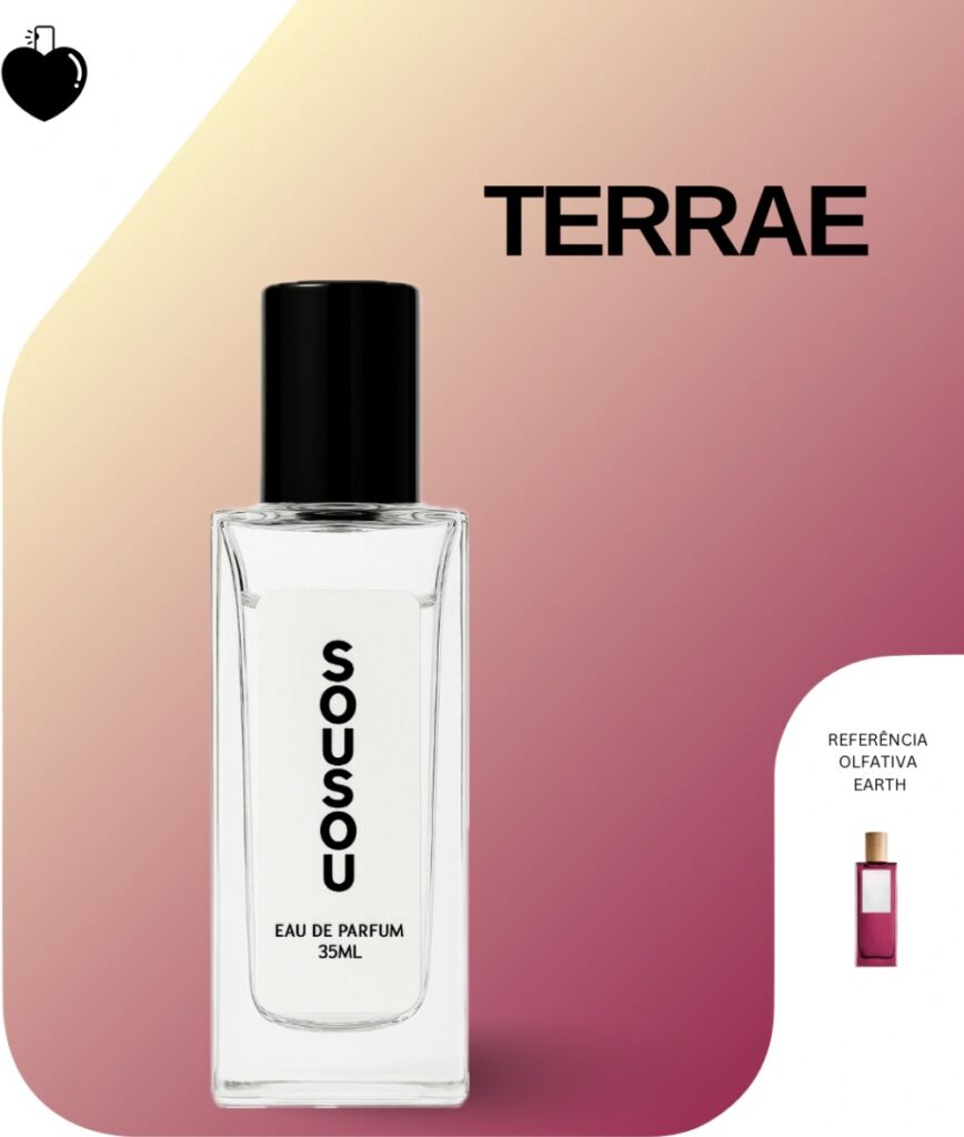 Melhores perfumes da Sousou ▪️ parte 1 6 Perfume Terrae Sousou
Contratipo inspirado em Earth de Loewe